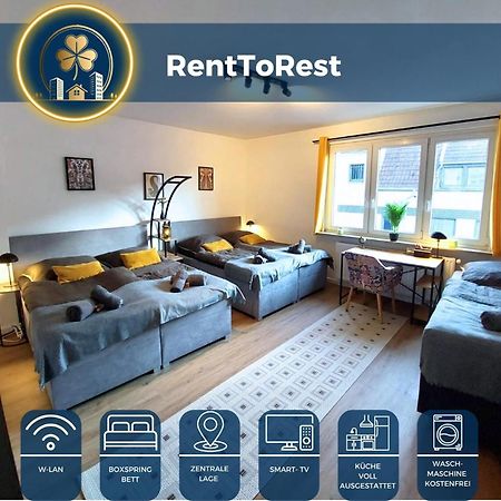 Rtr Essen - Fuer Bis Zu 8 Personen - Voll Ausgestattet - Zentral Limbecker Platz - Messe - Uniklinikum - Smart Tv - Modern Exterior foto